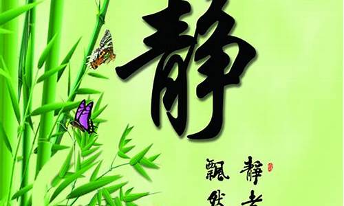 带静字的成语唯美_带静字的成语唯美句子