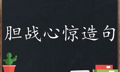 胆战心惊造句二年级怎么写_心惊胆战造句子