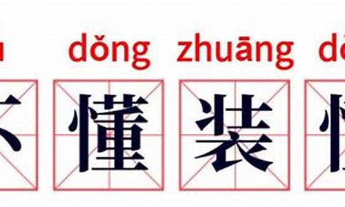 比喻不懂装懂的成语_比喻不懂装懂的成语有哪些